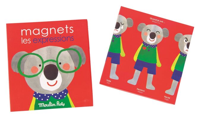 Les Popipop emotions & expressions magnetic game