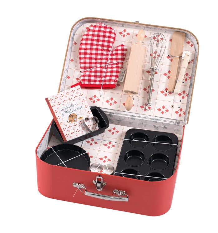 Suitcase of toy baking utensils - Moulin Roty 710 405