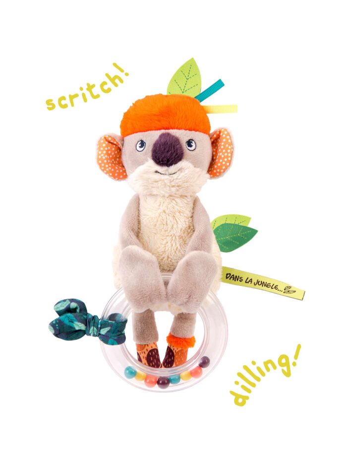 koala bead rattle - wholesale toy