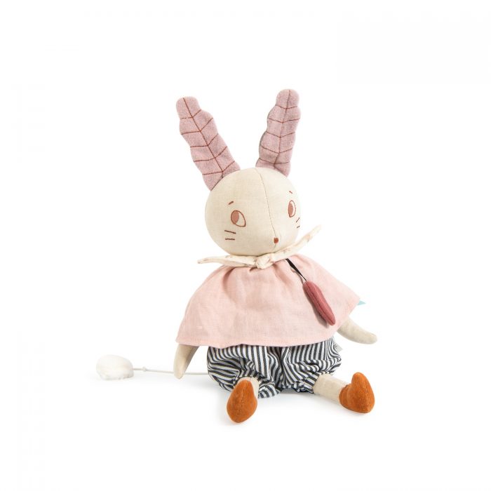 musical rabbit - apres la pluie - musical soft toys