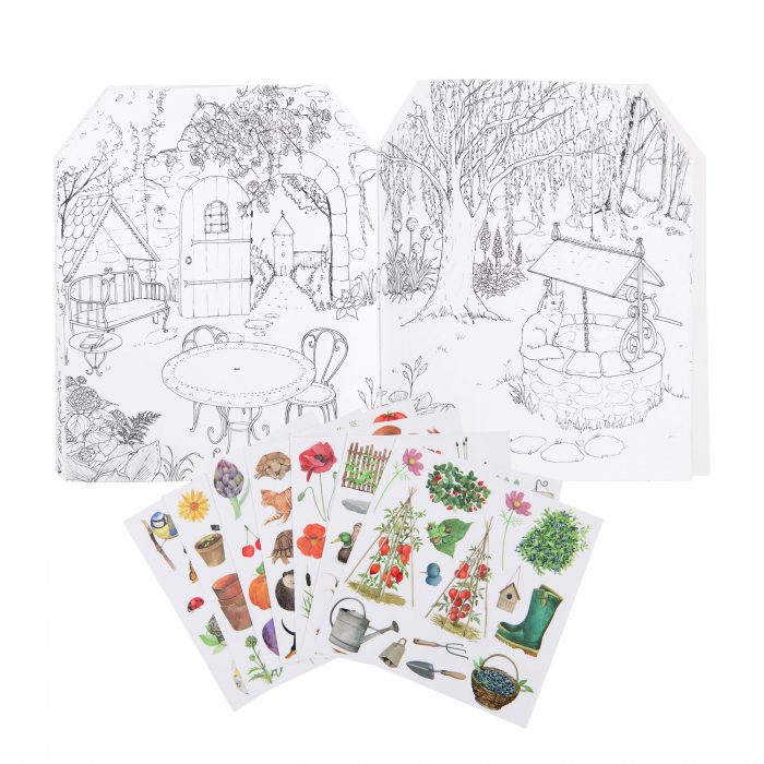 gardener sticker book