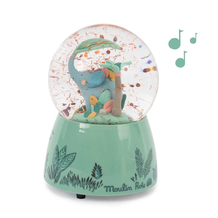 Sous mon Baobab musical snow globe