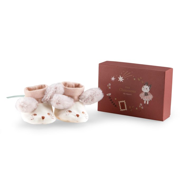 Apres la Pluie mouse baby slippers - Image 3
