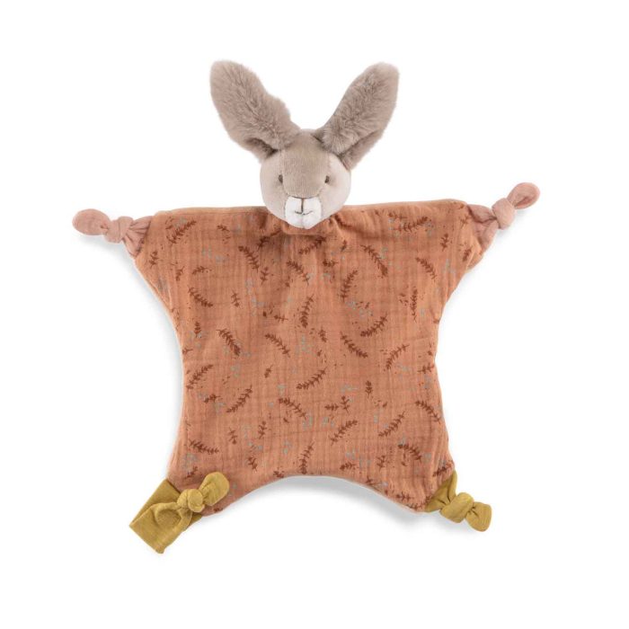 Trois Petits Lapins clay rabbit comforter