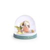 Trois Petits Lapins snow globe