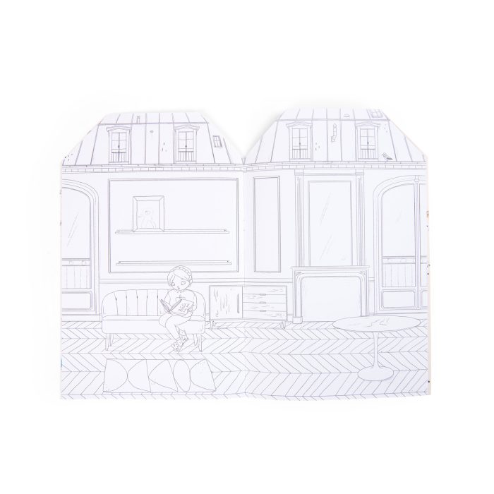 Les Parisiennes colouring & sticker book - Image 3