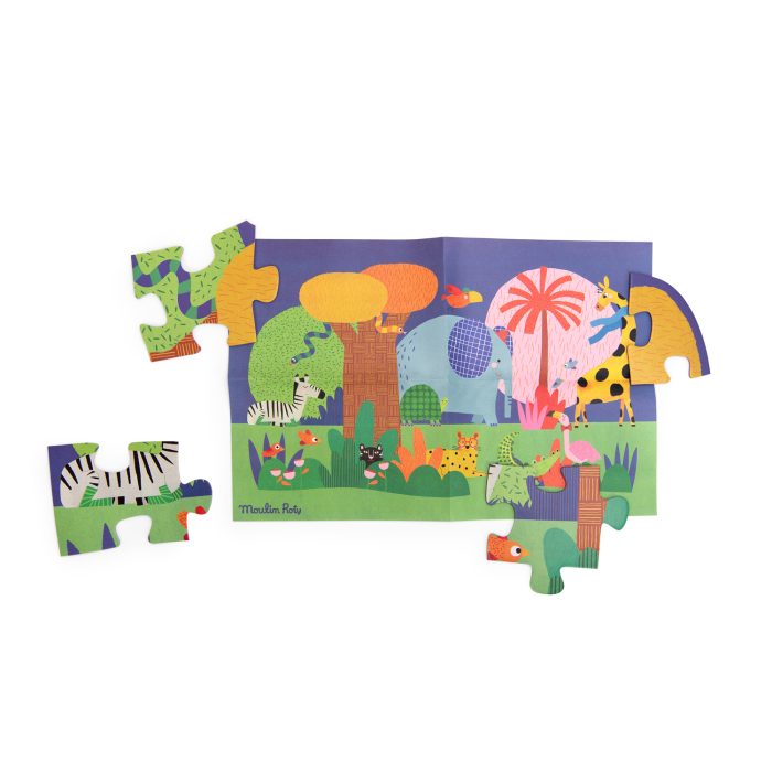 Les Toupitis The animal oasis giant puzzle - Image 2