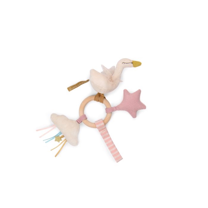 Ecole de Danse swan wooden ring rattle - Image 3