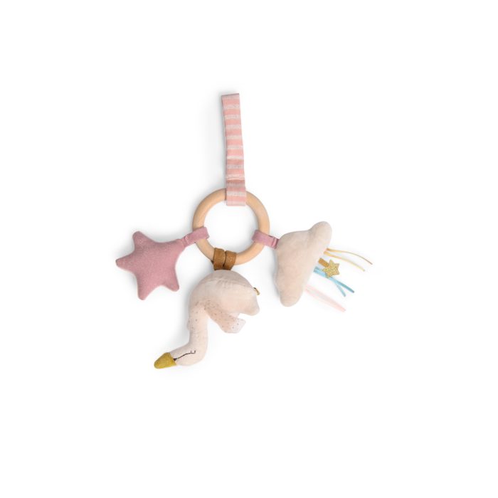Ecole de Danse swan wooden ring rattle - Image 2