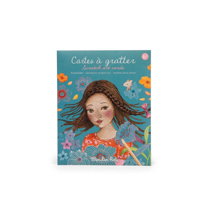 Les Rosalies scratch art cards