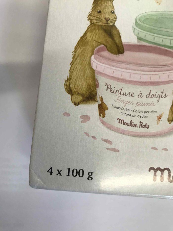 Les Rosalies 4 pastel finger paints (Slight damage to box - discounted) - Image 6