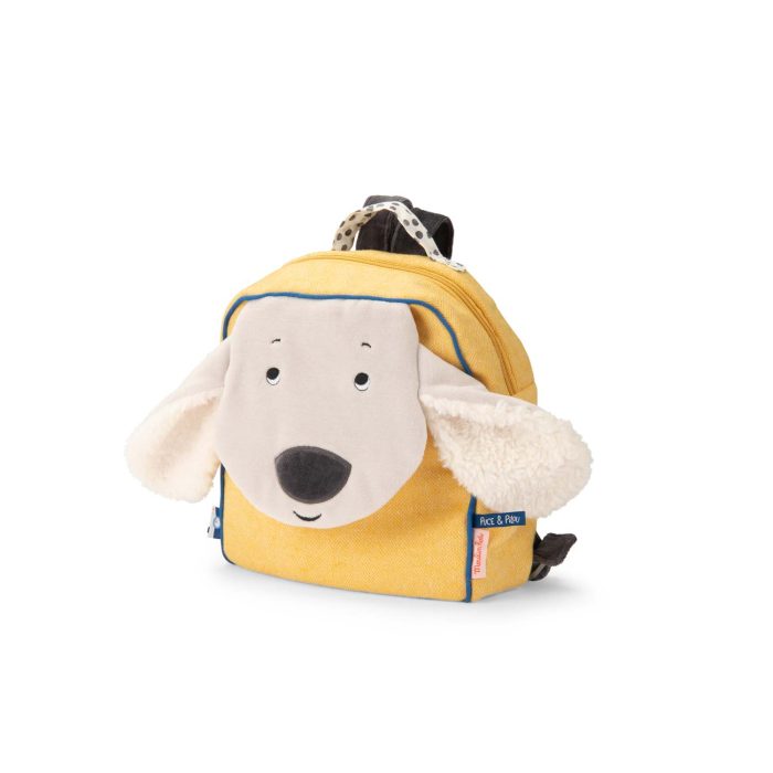 Puce & Pilou yellow dog back pack - Image 2