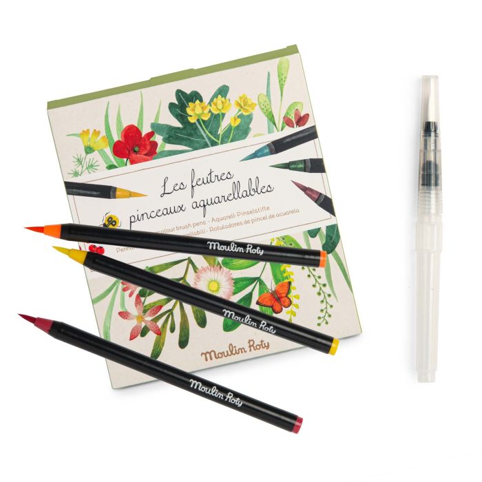 Le Jardin 12 watercolour brush pens