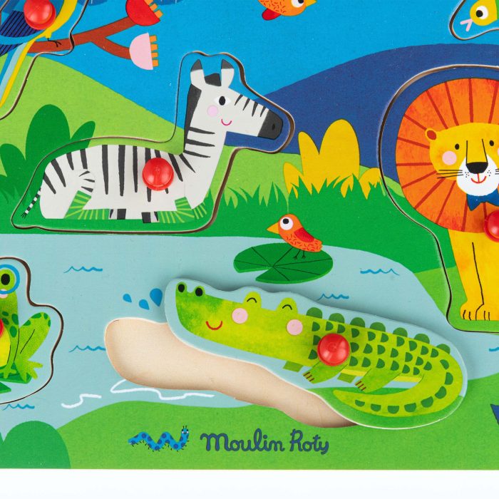 Les Toupitis wooden sound puzzle Animals - Image 2