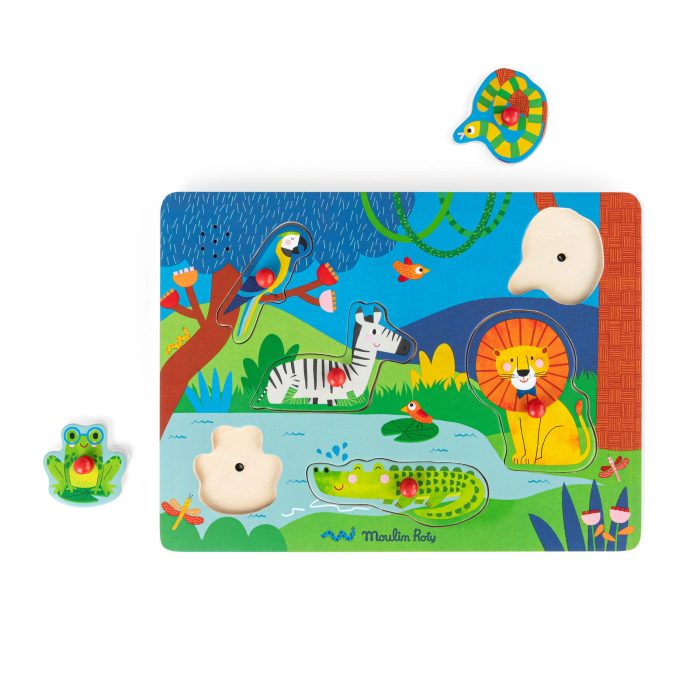 Les Toupitis wooden sound puzzle Animals - Image 3