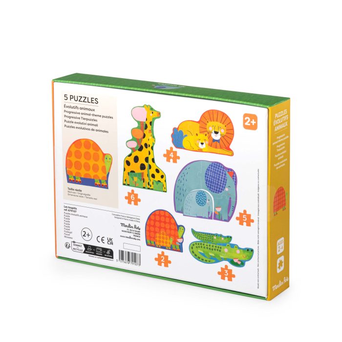 Les Toupitis progressive animal-theme puzzles - Image 2