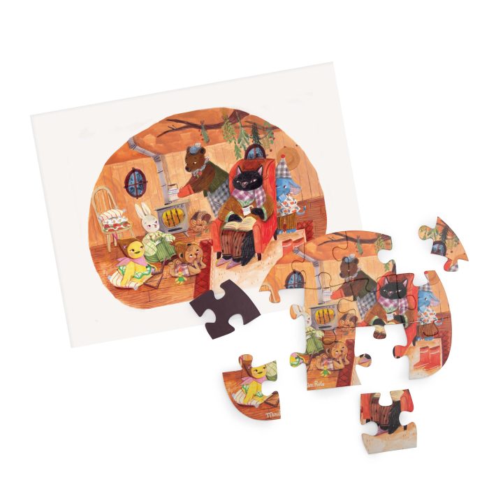 Les Minouchkas 4 mini puzzles 'A perfect day' - Image 4