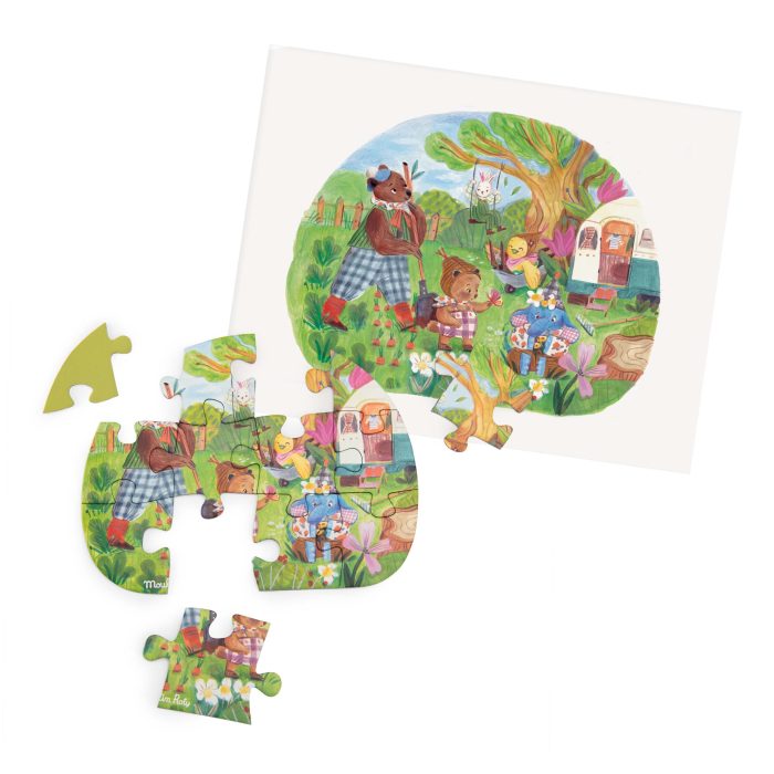 Les Minouchkas 4 mini puzzles 'A perfect day' - Image 5