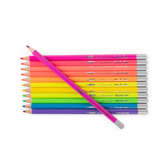 Les Schmouks 12 neon colouring pencils - Image 3