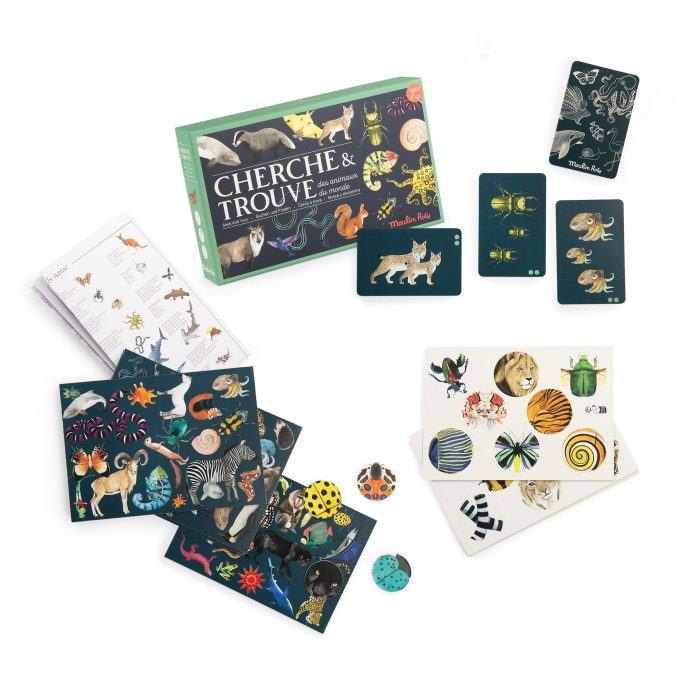 Autour du monde seek and find card game - Image 3